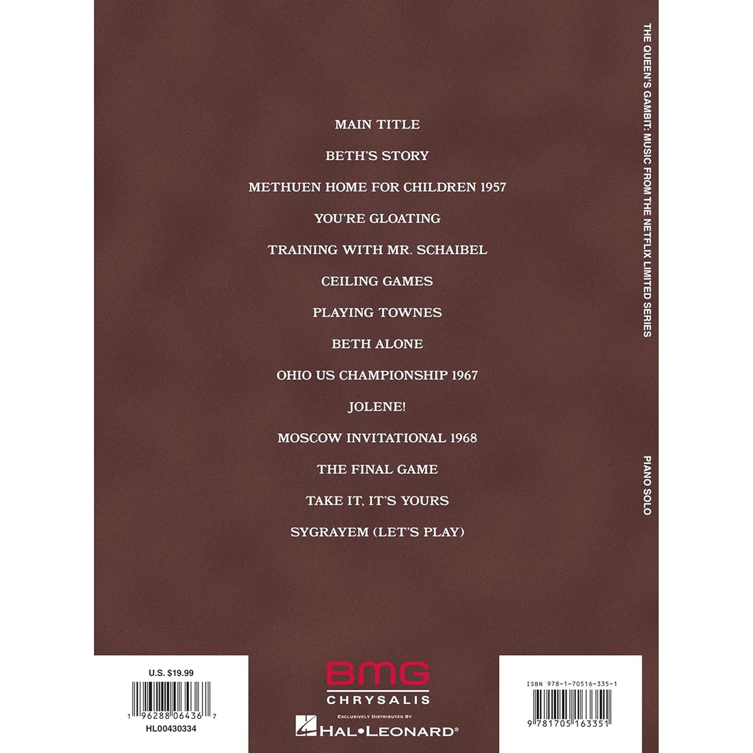 The Queen'S Gambit: Music from the Netflix Limited Series Arranged for Piano Solo image number 2