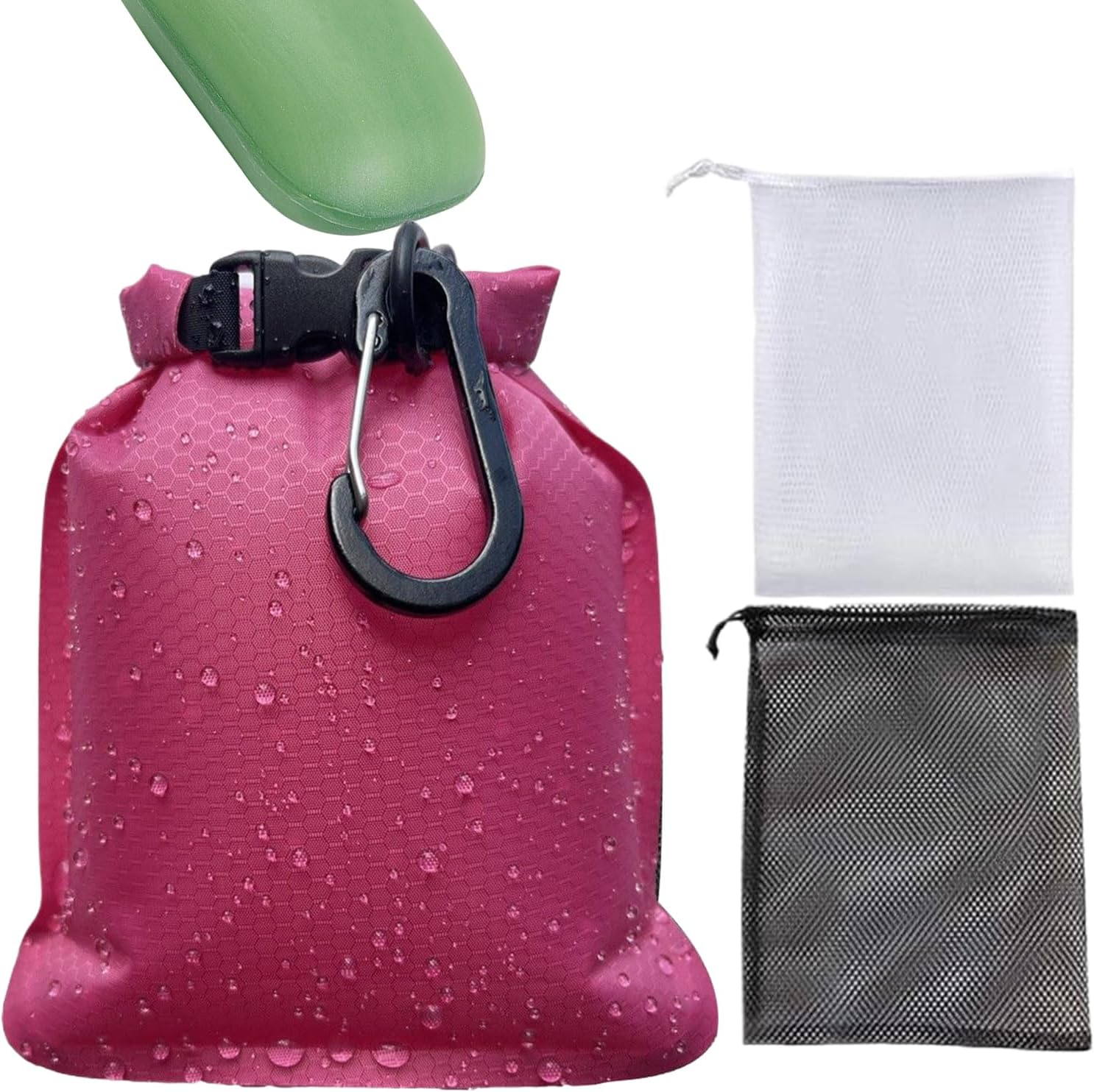 Soap Bag for Shower,Shampoo Bar Holder with Mesh Net | Waterproof Leak-Proof Gym Bathing Accessories for Swimming Travel Vacation Camping Holiday Packaging