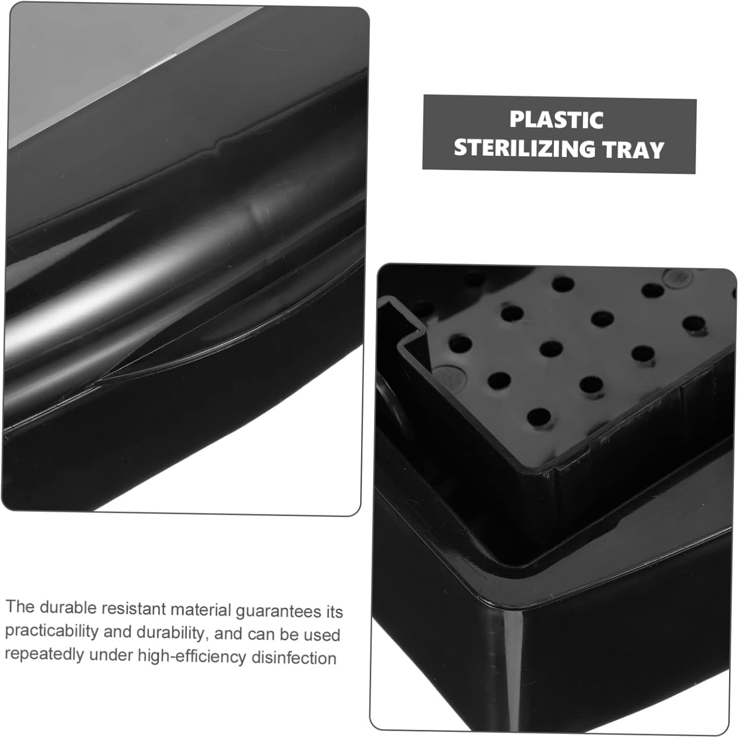 CANIGHT Halloween Manicure Kit Sterilizer Nail Tool Tray Box Pedicure Tools Storage for Salon Professionals