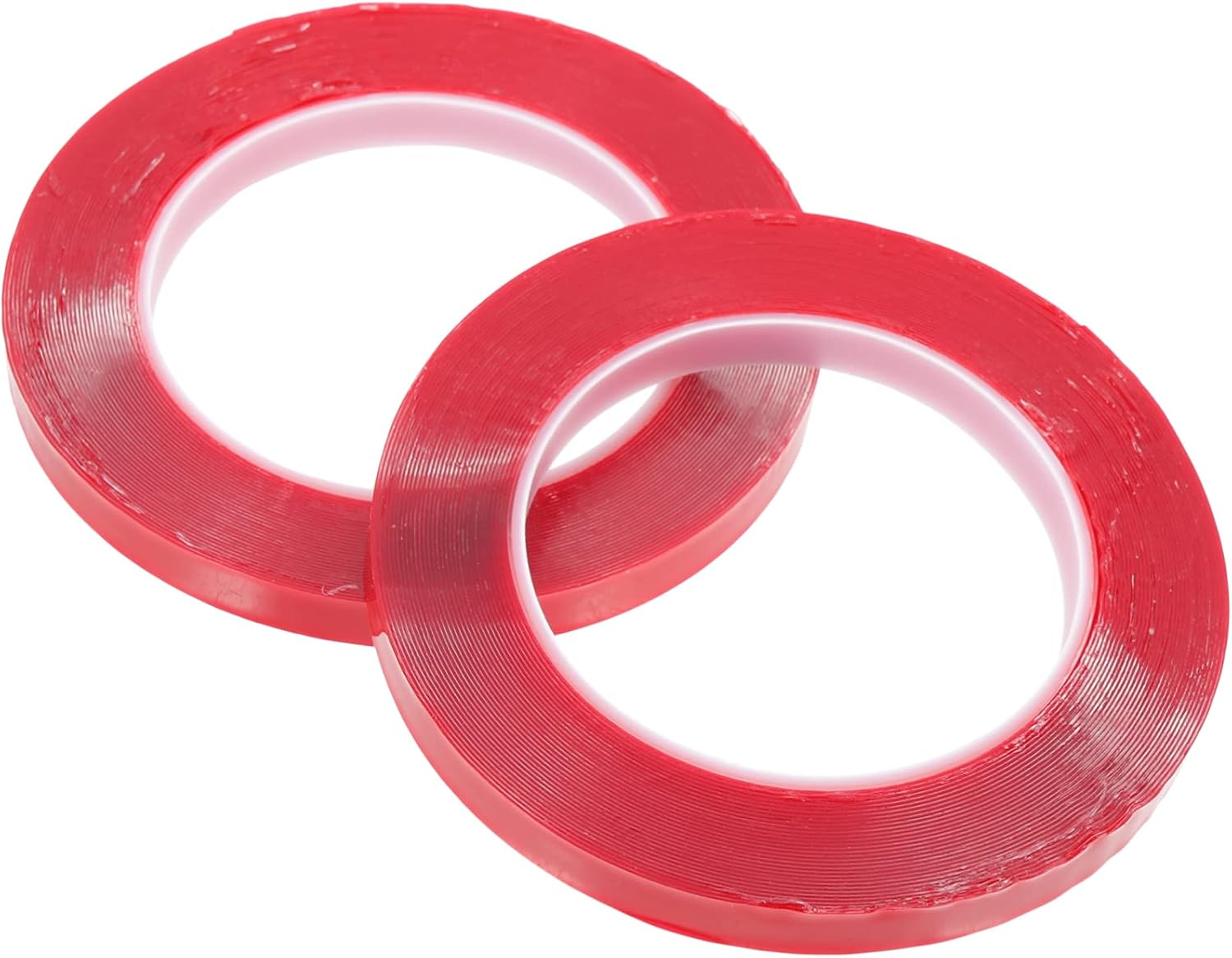 2 Rolls Double-Sided Clear Mounting Tape - Strong Adhesion for Frames, Decorations, Craft Projects - Easy to Use, Transparent, Heavy Duty - 10Mm X 10M image number 6