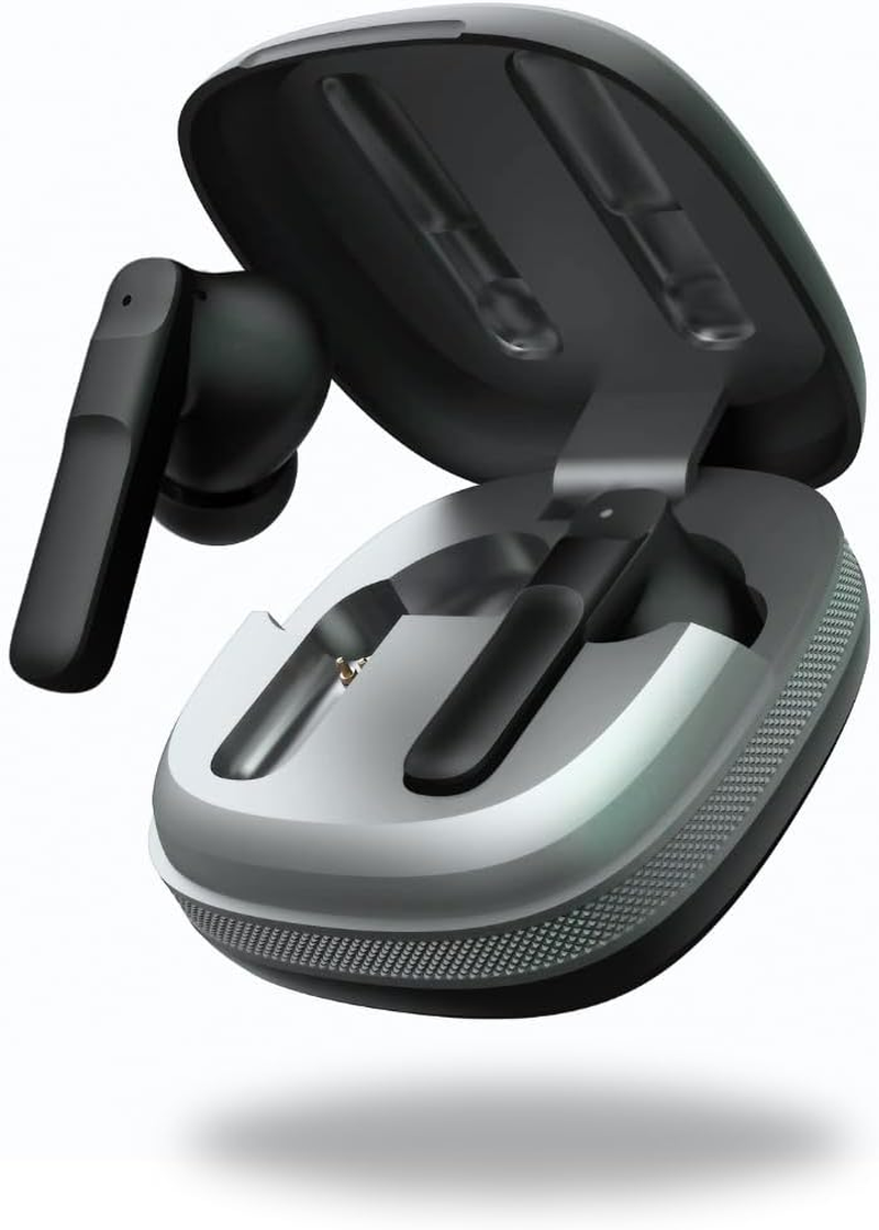 TRON TECH T11 Noise Cancelling Bluetooth 5.3 Wireless Earbuds, Smart Touch Control, Stylish Design, Built-In Microphone, Wireless Charging Case image number 2