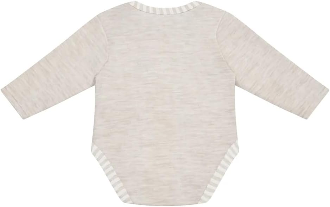 Love to Dream Baby Bodysuit, Longsleeve Pyjama, Soft and Stretchy, One-Piece Layering Merino Wool, Snap Opening Unisex Bodysuit, All Seasons