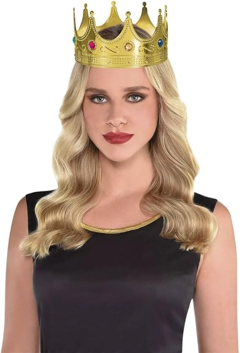 Luxurious Gold Royal Crowns - 0.75" X 8" (1 Pc) - Perfect for Parties, Regal Decor & Royalty-Themed Events image number 3
