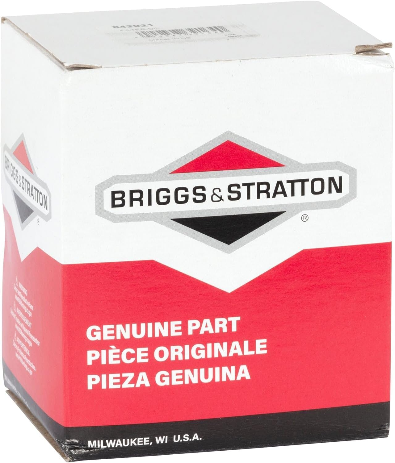 Briggs & Stratton 842921 Oil Filter for Big Block Engines image number 1