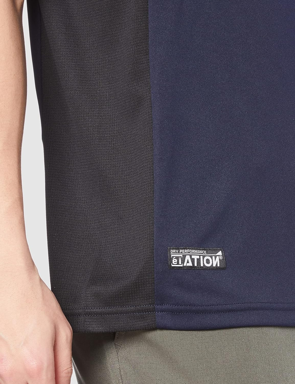 ATION(エーショ－ン) Eshon Cooling Technology Short Sleeve Polo Shirt, Cool, Absorbent, Quick Drying, Navy, LL image number 1