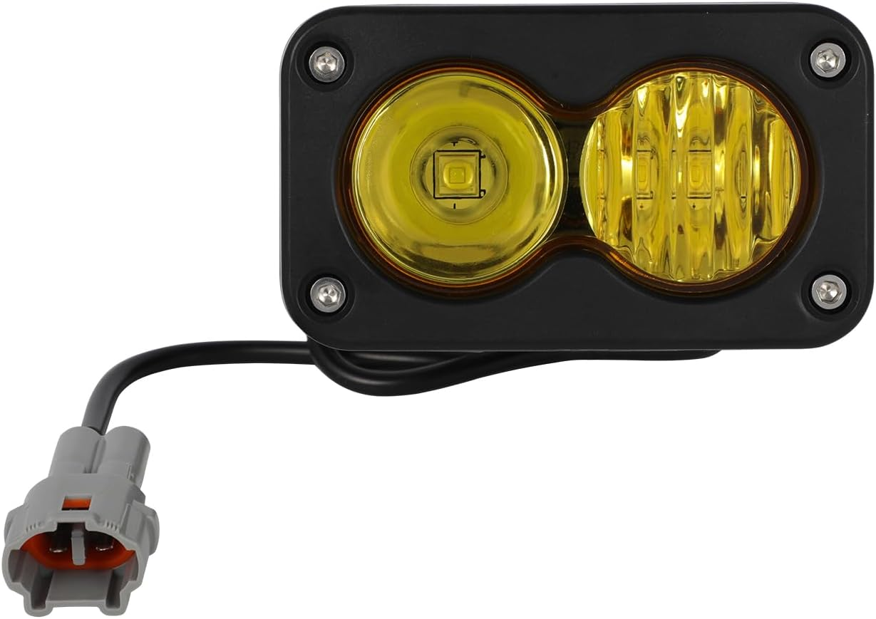 Headlight Kit 6000-6500K Led Light Bar with Switch for Surron Sur Ron X260 Spot Flood Combo Dirt Bike Light Kit Motorcycle Headlamp Accessories Clear Front Lamp Bright Yellow