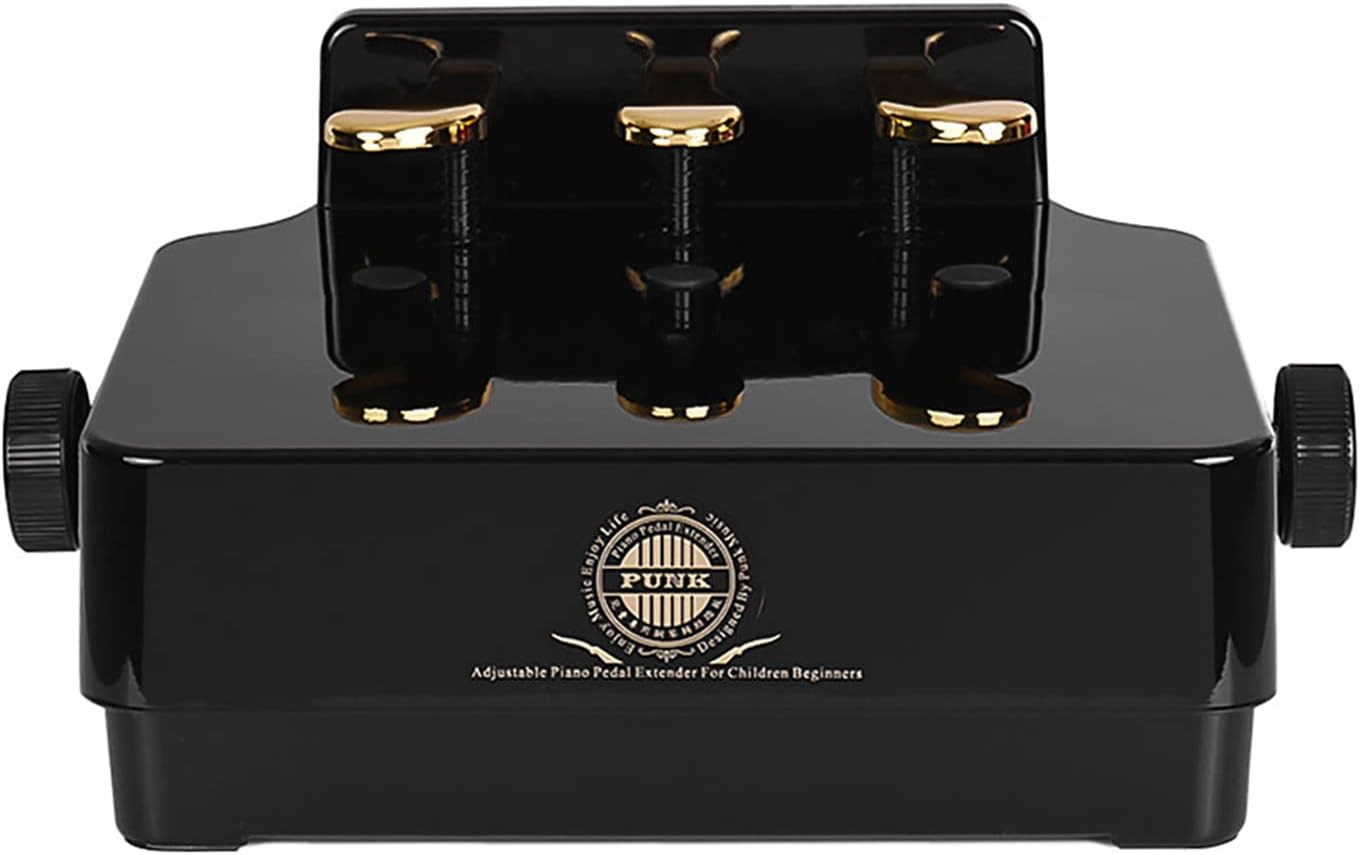 Piano Pedal Extender, Piano Pedal Extender Bench for Kids Adjustable Height with 3 Pedals Children Piano Teaching Aid Accessory image number 3