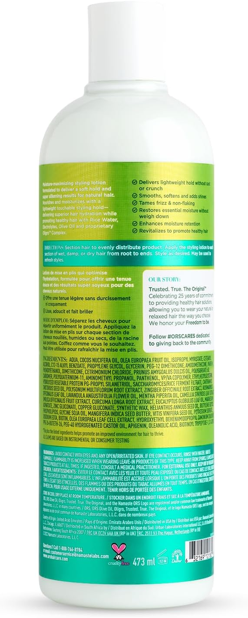 ORS Olive Oil Max Moisture Daily Styling Lotion 473Ml (16Fl Oz) image number 1