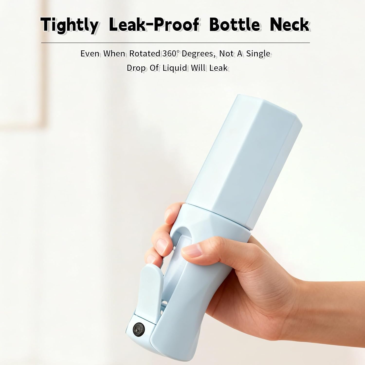 Spray Bottle for Hair, Continuous Spray Bottle, Blue Ultra Fine Mist 6.8Oz 200ML Hair Spray Bottle for Hair, Salons, Barber, Plants, Skin Care, Cleaning image number 5