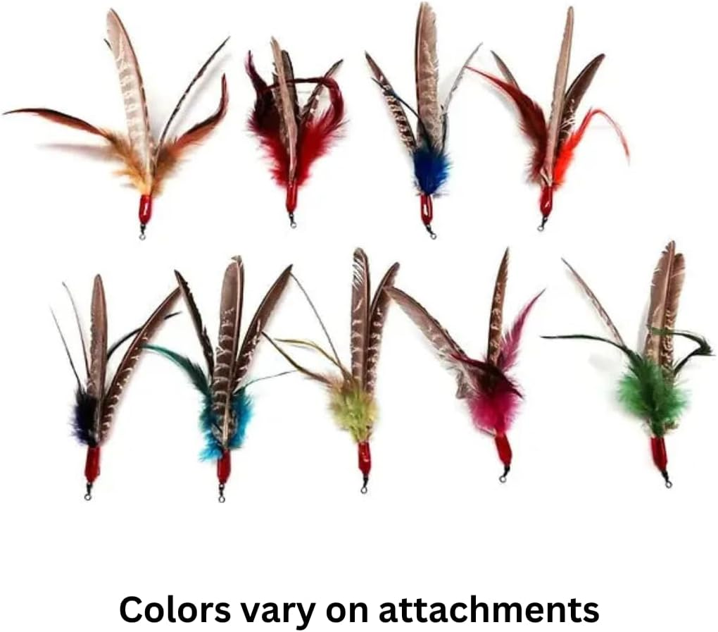 Gocat Da Bird Rod and Feather Cat Toy, Handmade in the USA (1 Bird) image number 3