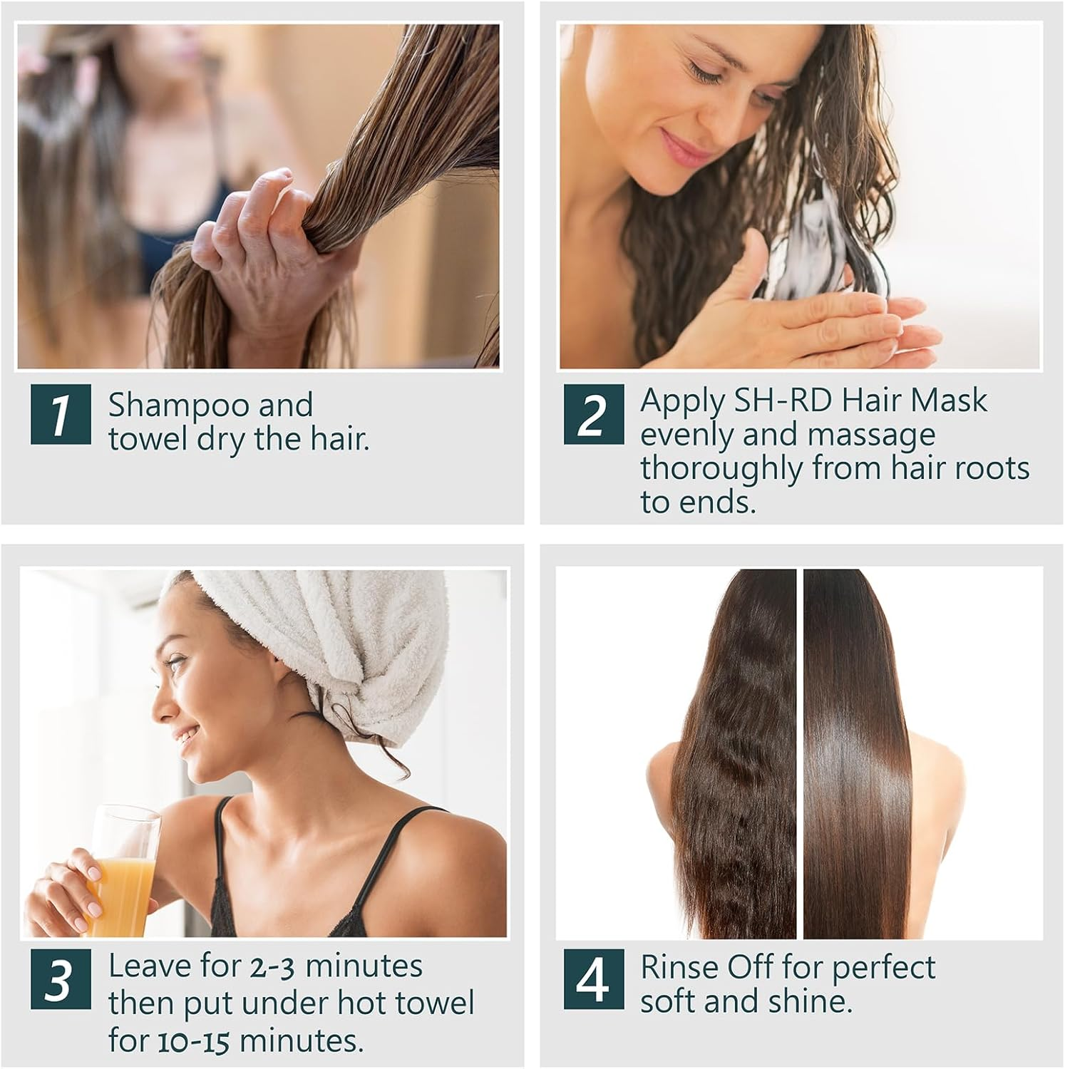 SH-RD Protein Hair Mask (2.37Oz/70Ml) Macadamia Oil/Avocado Oil/Shea Butter/Argan Oil. Deep Penetration with the Best Softness and Moisturizing Manageability. image number 1