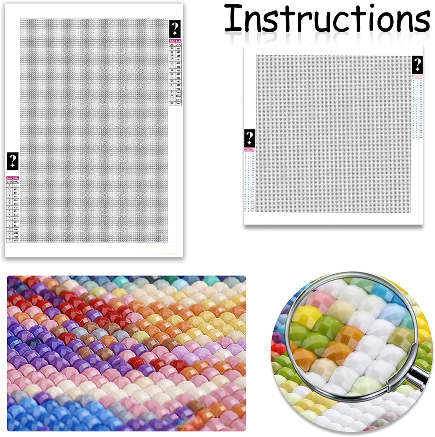 SKRYUIE Random Mystery Diamond Painting Landscape Kits Square Full Drill 5D Surprise DIY Mysterious Paint with Diamond Art Cross Stitch Crystal Rhinestone Embroidery for Home Wall Craft Decoration image number 1