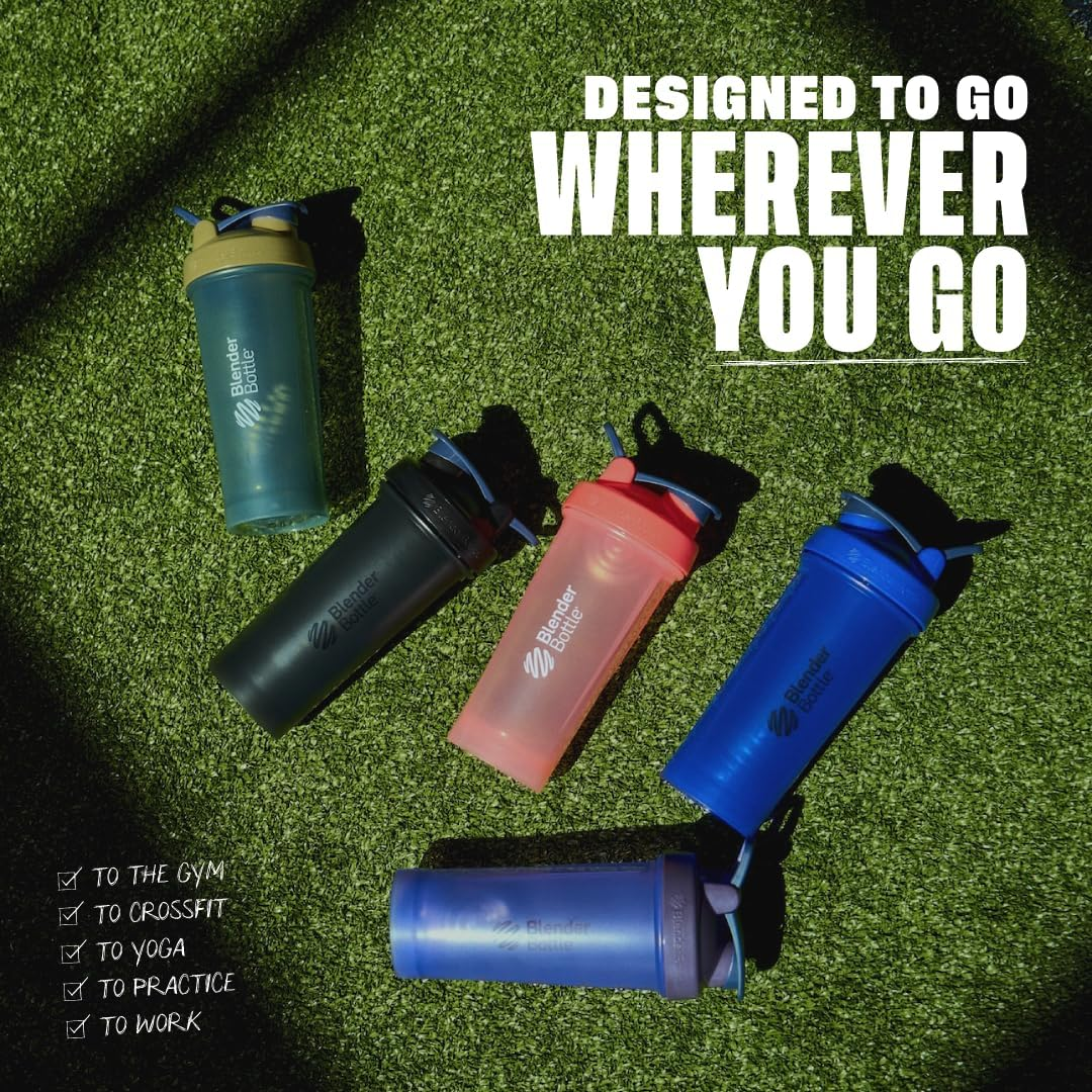 Blenderbottle Classic V2 Shaker Bottle Perfect for Protein Shakes and Pre Workout, 32-Ounce, Black image number 3