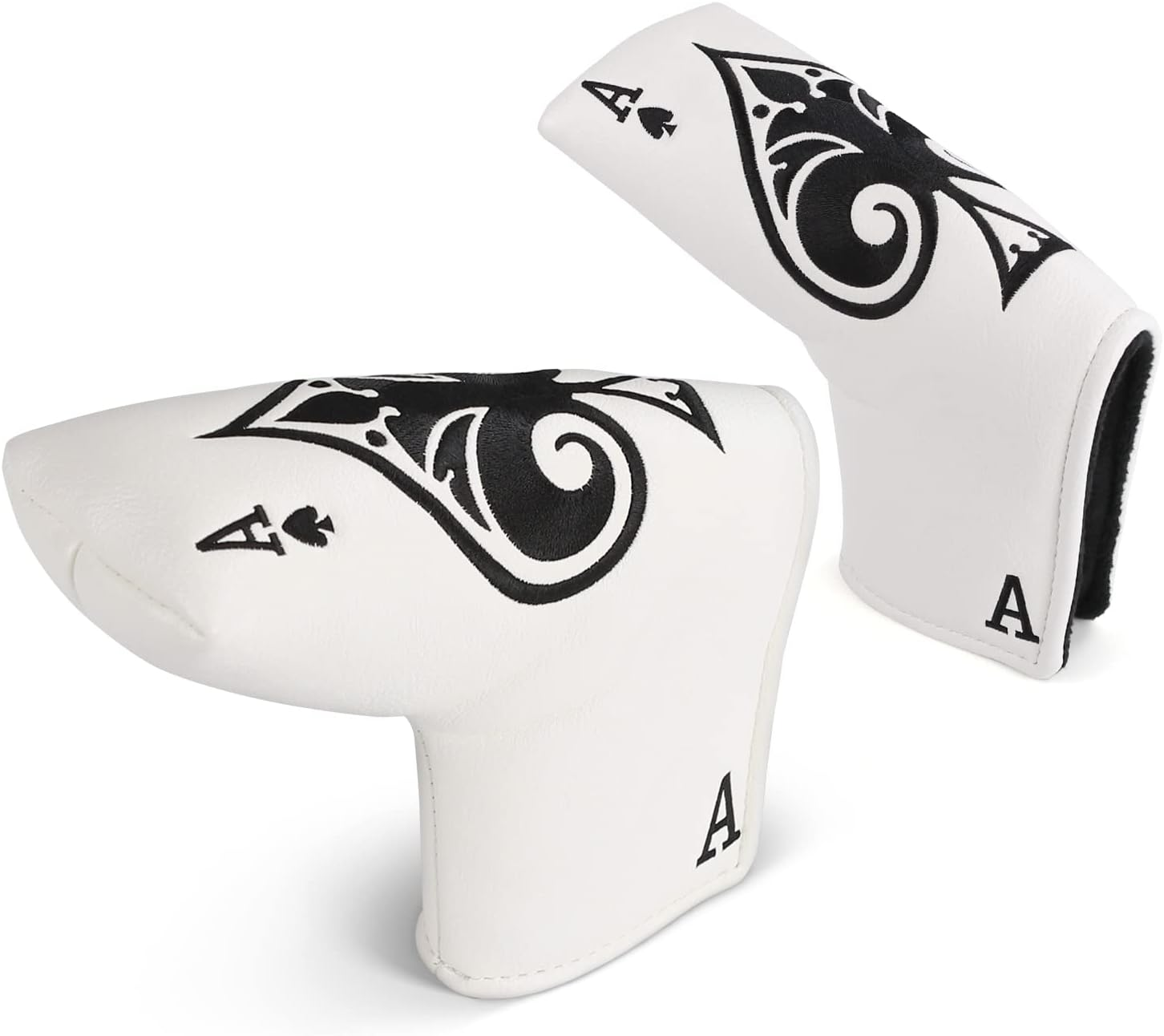 Gonafit Golf Blade Putter Head Cover Headcover Synthetic Leather Magnetic Closure for Scotty Cameron Odyssey Ping White image number 6