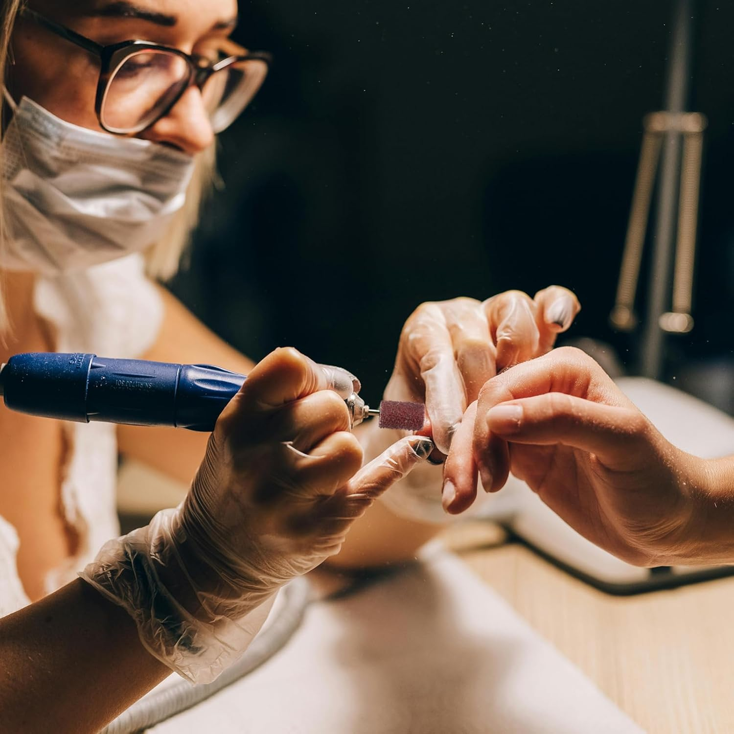 ARTSEWPLY 100Pcs Professional Nail Polishing Head Sanding Bands Grit Nail Shaping Bands Buffer File Attachment Drill Machine Attachment image number 2