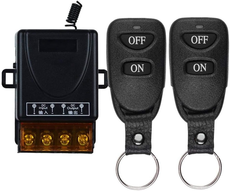 DC 12V Wireless Remote Control Switch 433Mhz 30A 12V Relay DC 24V 36V 48V Wireless Switch in Household and Industrial Fields and More image number 4