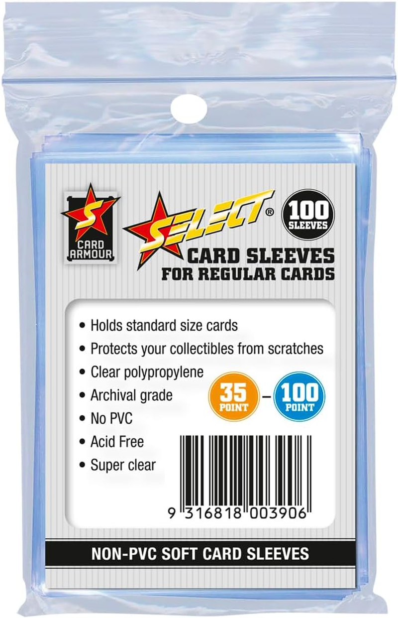 1200 Pc Clear Trading Game Sport Cards Sleeves for Protecting Cards image number 2