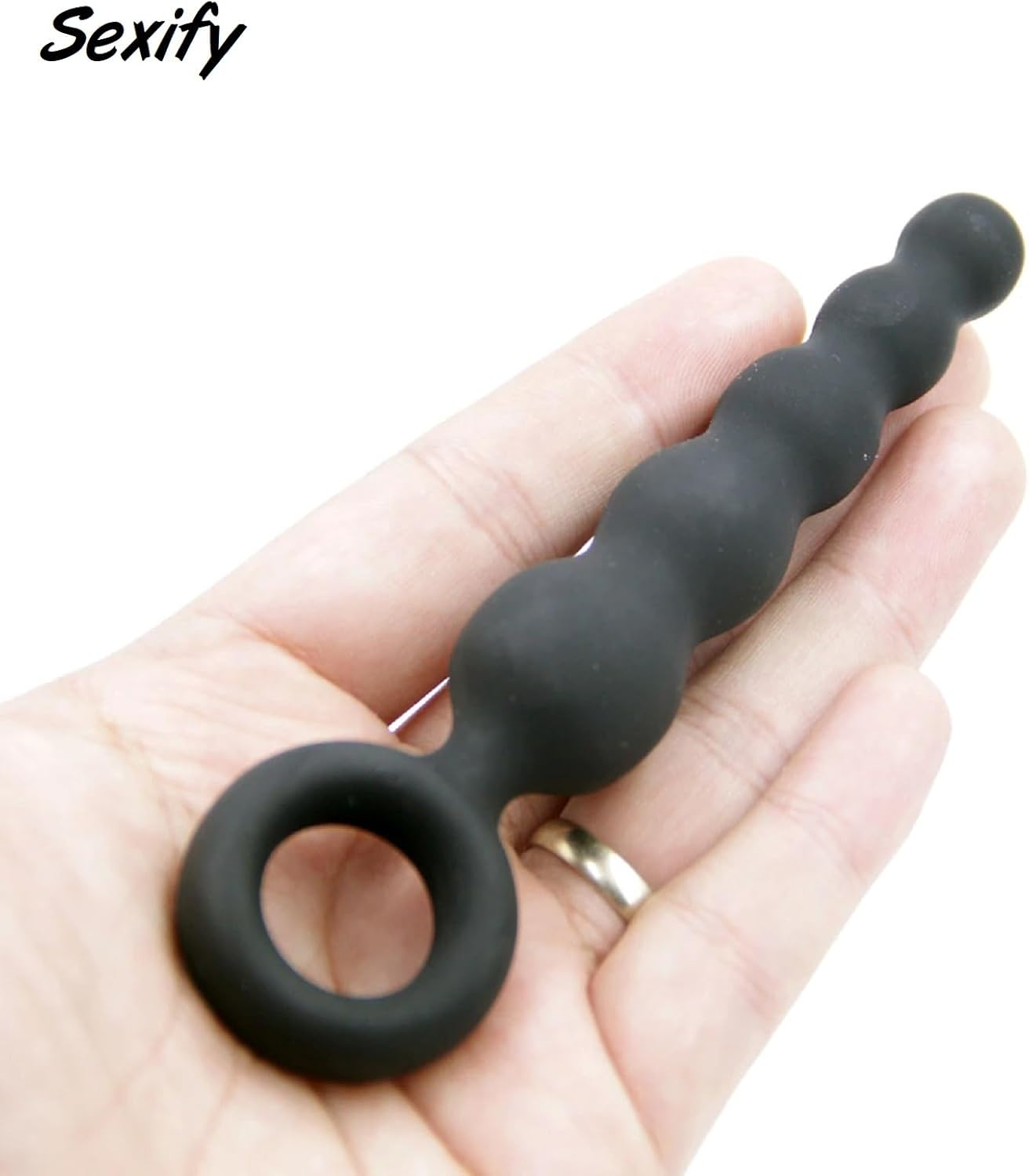 Anal Butt Plug Trainer Anal Plugs Beginners Starter Set for Women and Men Soft Anal Dildo Beads Plugs Trainer 5 Piece Set Silicone Adult Sex Toy image number 4