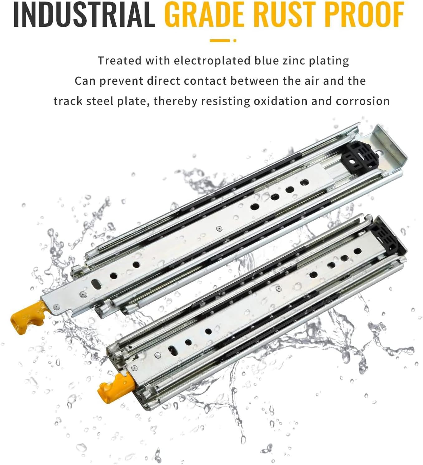 TRUSLIDE&reg; Locking Drawer Slides 227KG Heavy Duty Draw Slide (1100Mm (2200Mm Extended)) image number 6