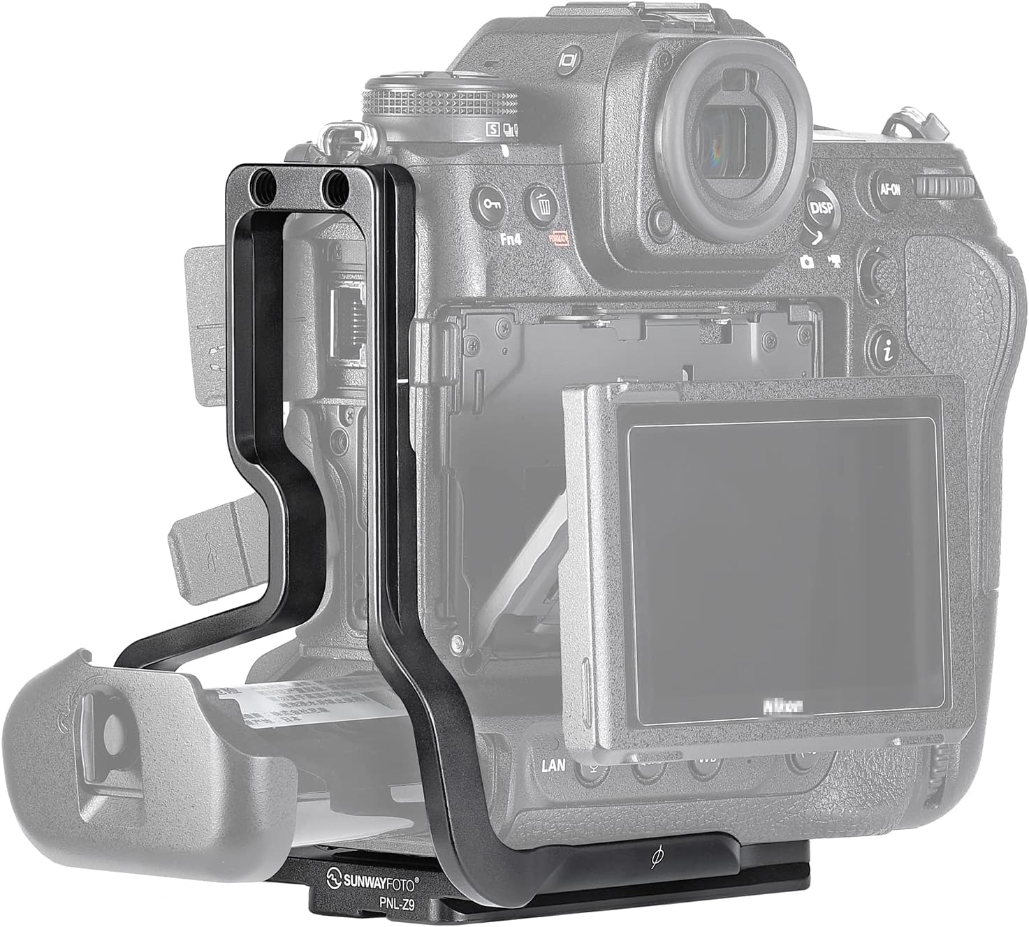 SUNWAYFOTO PNL-Z9 L-Bracket for Nikon Z9 DSLR Arca Swiss Quick Release Plate image number 3
