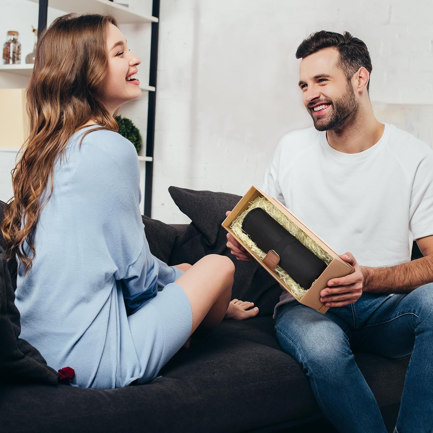 Bestour Travel Essentials, Toiletry Bag for Men, Compact Bathroom Roll Organizer, Classic Black(Canvas), Small, Minimalist - Chic Brown(Pu Leather) image number 3