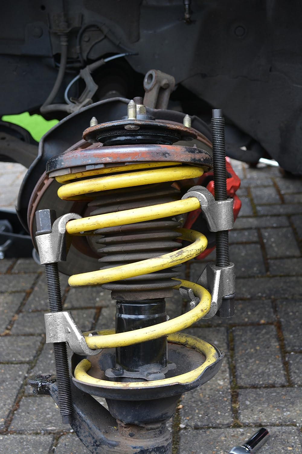 Hilka 12700055 Coil Spring Compressor, Silver image number 3