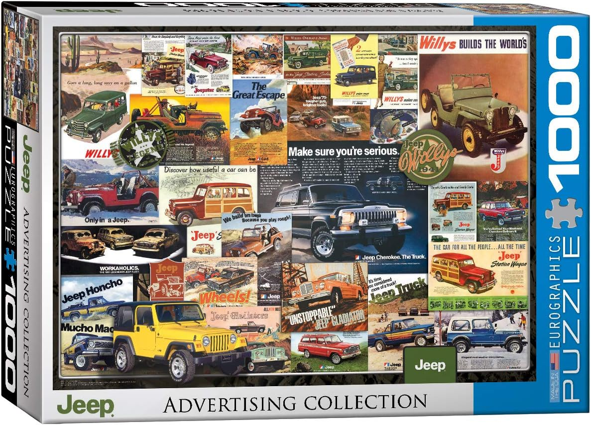 Eurographics Jeep Advertising Collection 1000-Piece Puzzle