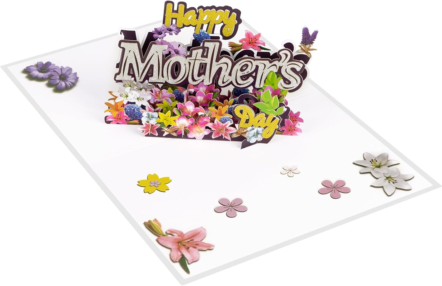 Bighan Pop up Happy Mother'S Day Card, 3D Mother'S Day Pop up Greeting Boxed Cards Anniversary Pop up Cards for Women, A - A image number 6