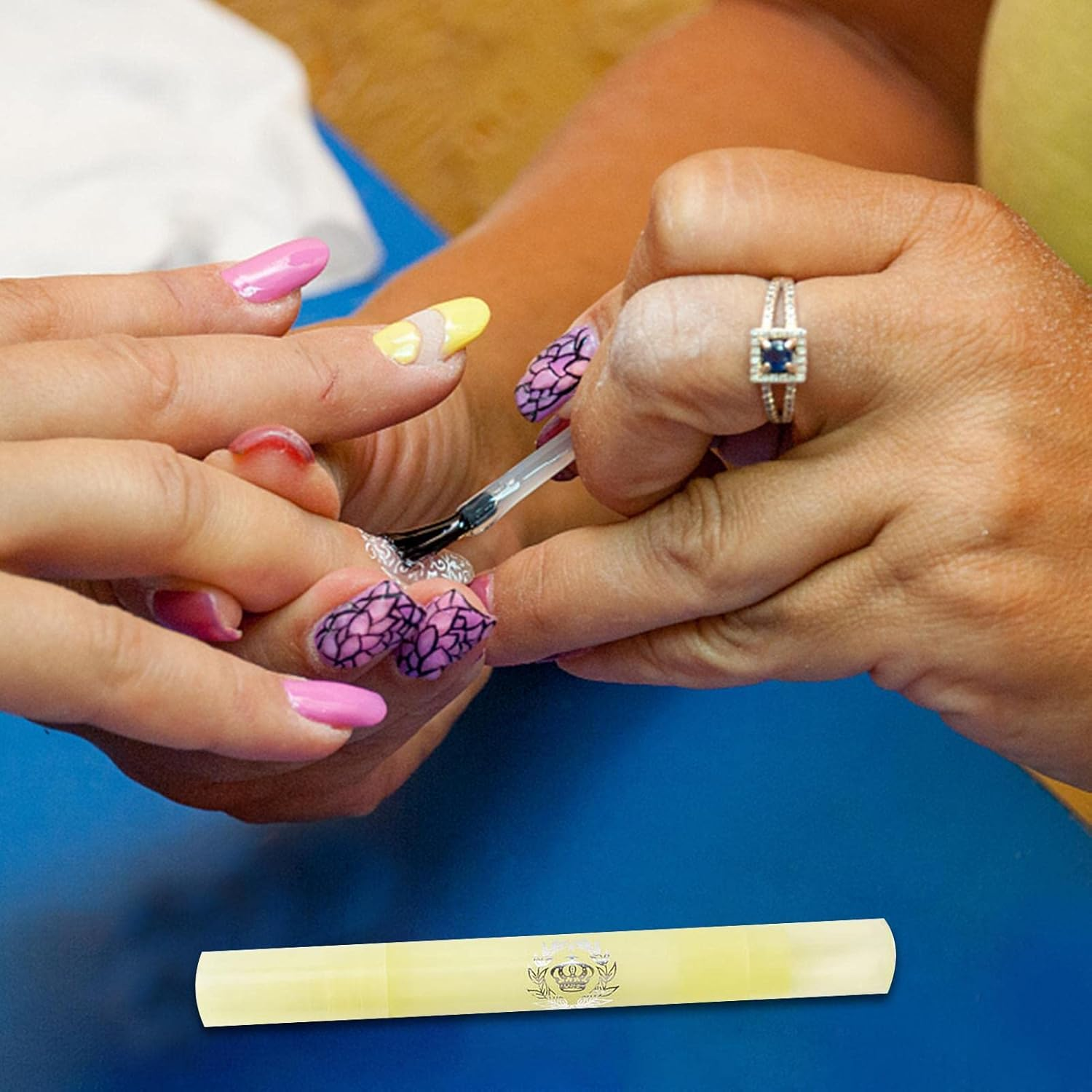 Nail Polish Remover Pens - 4 Safe Polish Correction,Reusable Gel Nail Polish Accessories for Design, Nail Salon, Home