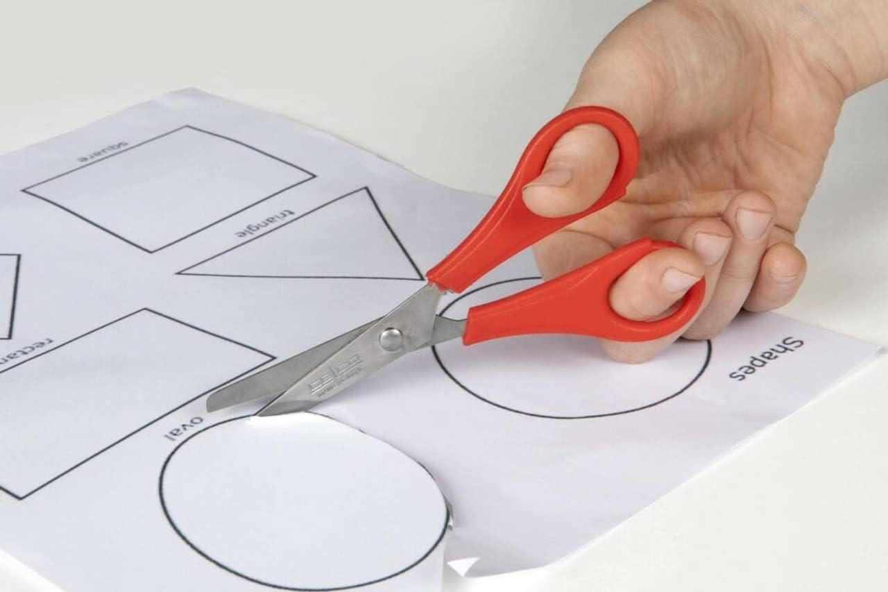 Celco 213650 133MM Children Scissor Red image number 2