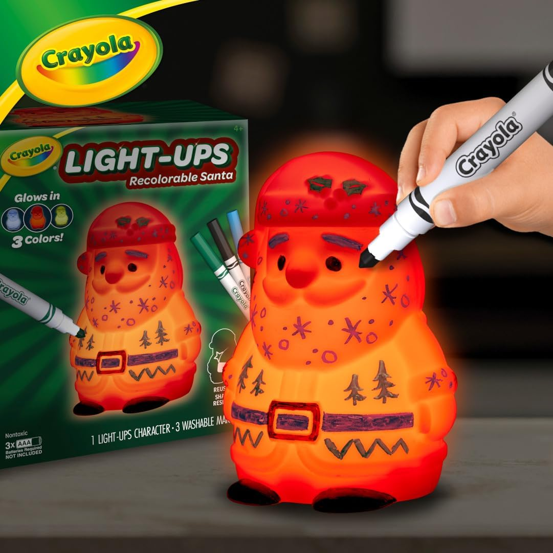 Crayola Light-Ups Recolorable Santa image number 1