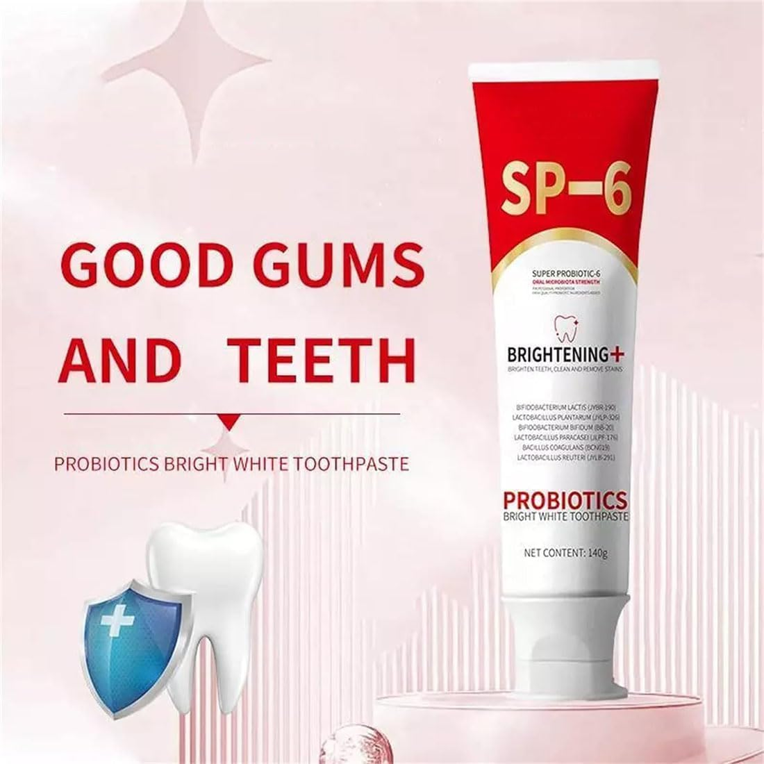 2Pcs Ms Drwikey Probiotics Bright White Toothpaste,Sp-6 Ultra Whitening Toothpaste,Probiotic Brightening Toothpaste,Deep Cleaning Care Toothpaste,Fresh Breath image number 5