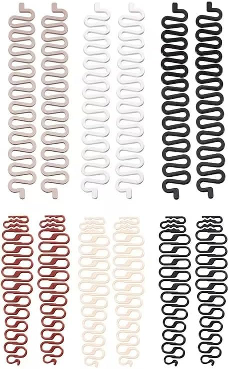 Plastic Fishbone Wave Hair Braid Tool, 12Pcs Fishbone Hair Plaiting Tool French Hair Styling Clip DIY Hair Braiding Tool,Fish Bone Hair Braiding French Braiding Tool,Fishbone Wave Hair Braiding Tool image number 5