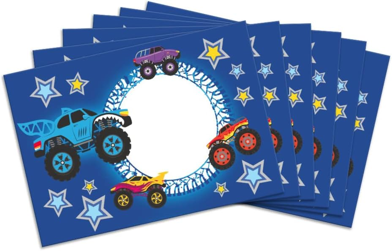 Letter Paper Set Letter Pad with Envelope for Kids Monster Truck Car for Boys (Pad A5 with 25 Sheets + 15 Envelopes) image number 6