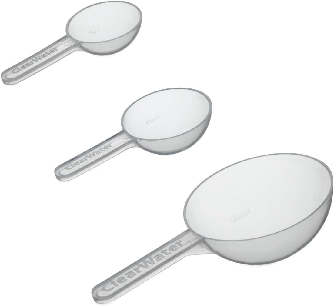 Clearwater CH0032 Measuring Set for Swimming Pool and Hot Tub Chemical Treatment, Transparent, 19.5 Cm*13.0 Cm*18.0 Cm image number 3