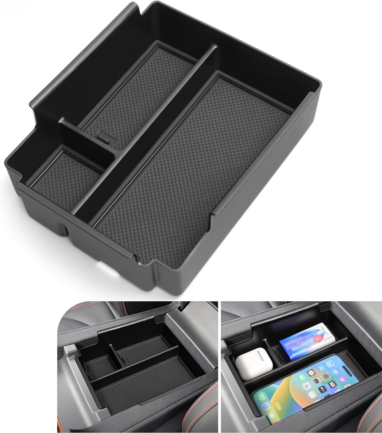 Center Console Organizer, Armrest Box Storage Tray for BYD Shark 2025 2024 Auto Pickup Accessories image number 6