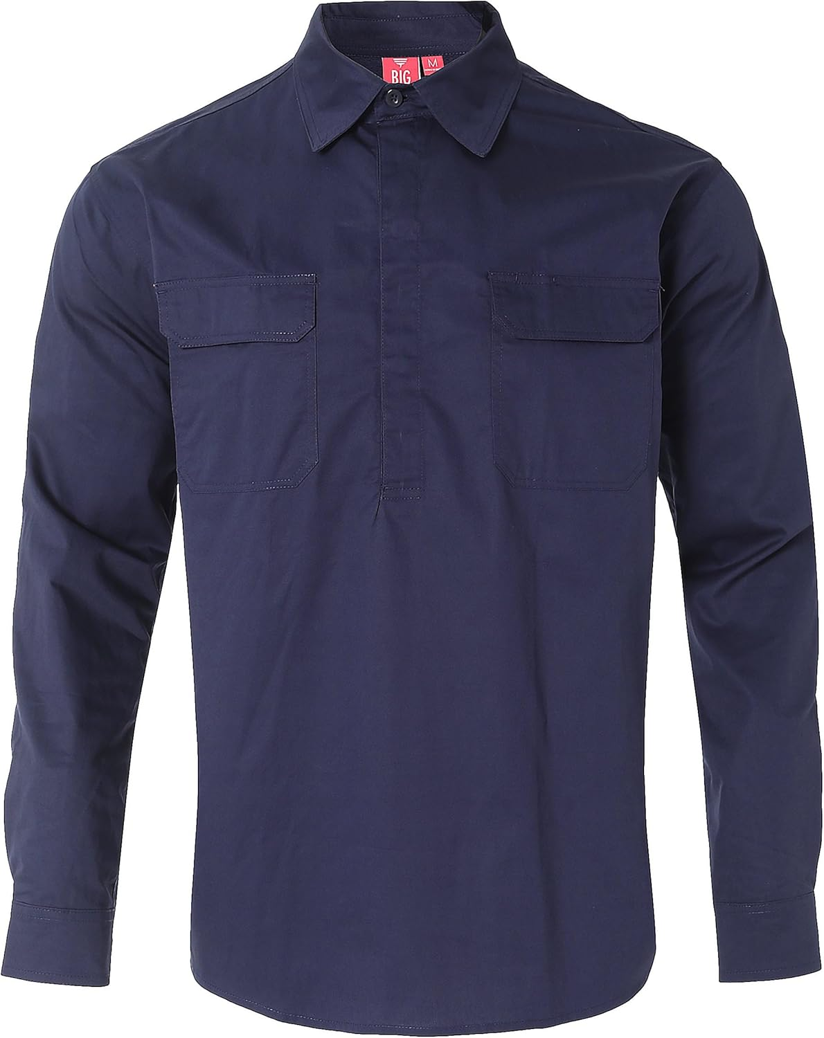 BIG BEE Men&rsquo;S Cotton Work Shirt &ndash; Lightweight, Durable Traditional Workwear