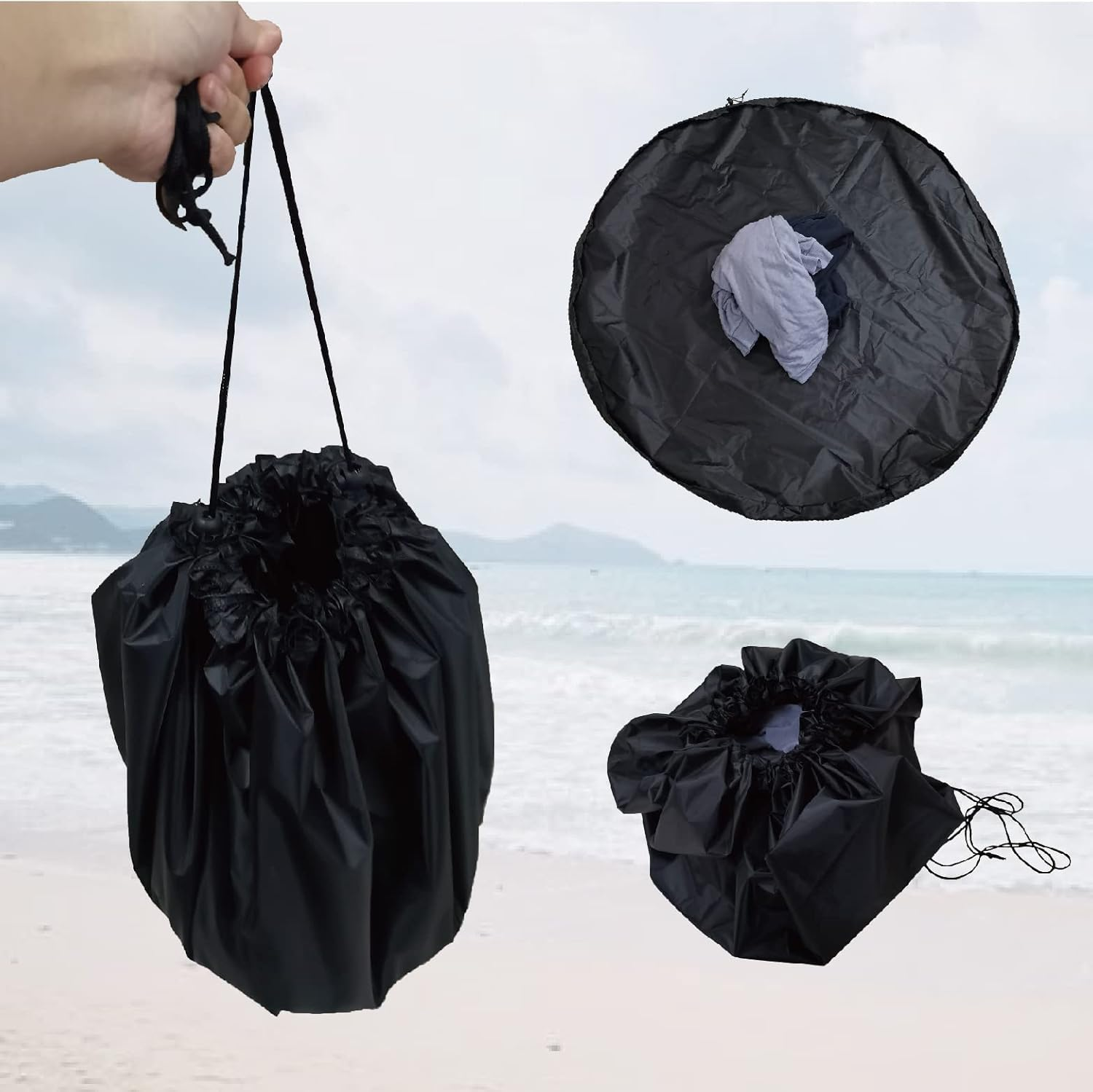 Wetsuit Changing Mat Waterproof Beach Dry Bag Portable Wetsuit Changing Mat Folding Waterproof Surf Change Mats for Surfing Swimming Pool Kayaking Diving and Outdoor Water Sports image number 5