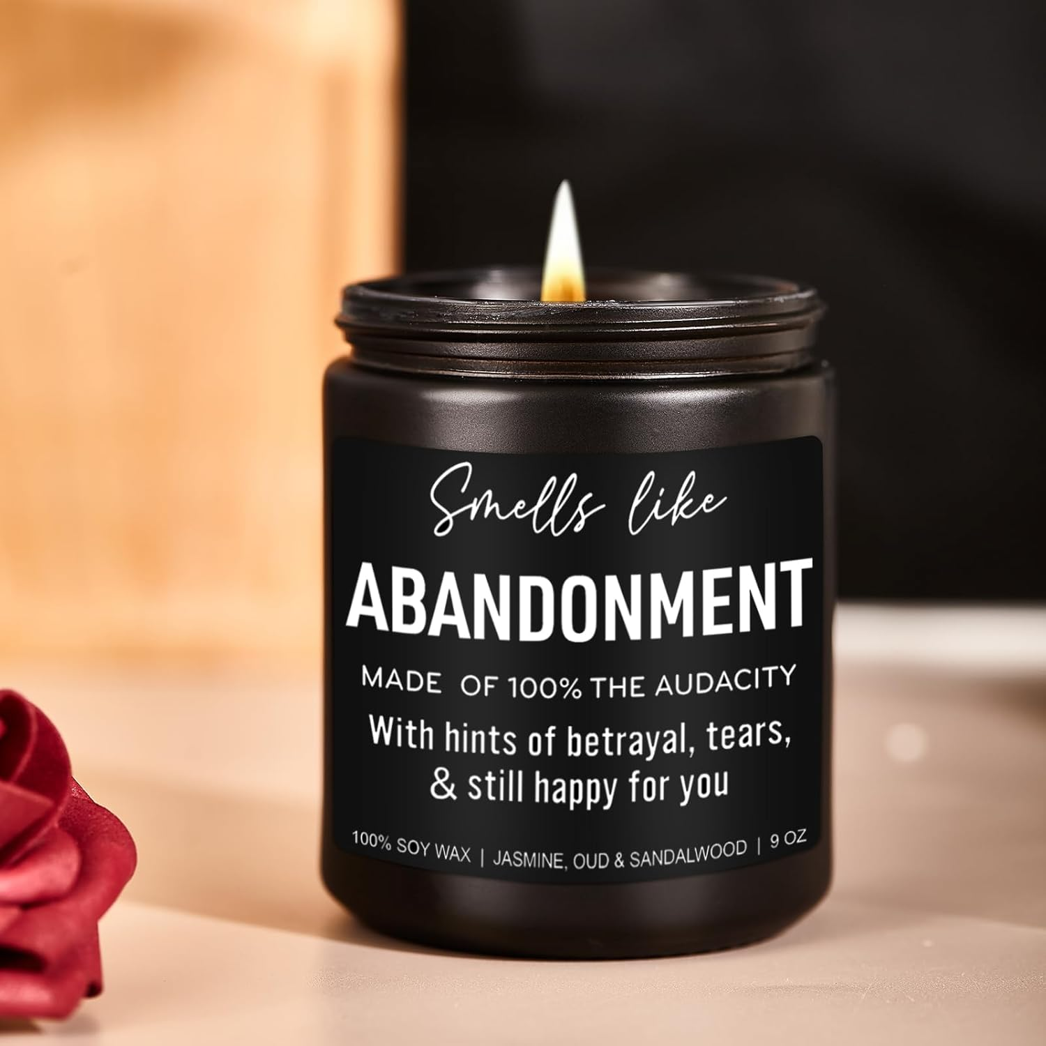 Younift Funny Scented Candle, Coworker Leaving Gifts for Women, Men - Going Away, Goodbye, Farewell Gifts for Coworkers, Friends, Boss, Work Bestie - Retirement, Moving Away Present Ideas - 9 Oz image number 4