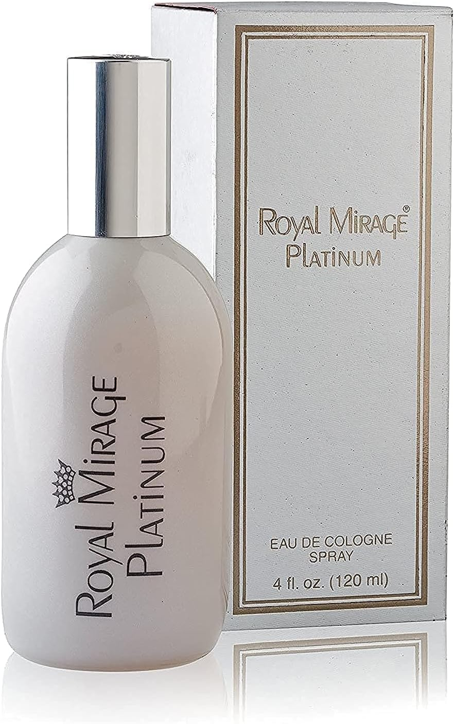 Royal Mirage Platinum Eau De Cologne Spray for Unisex 120 Ml