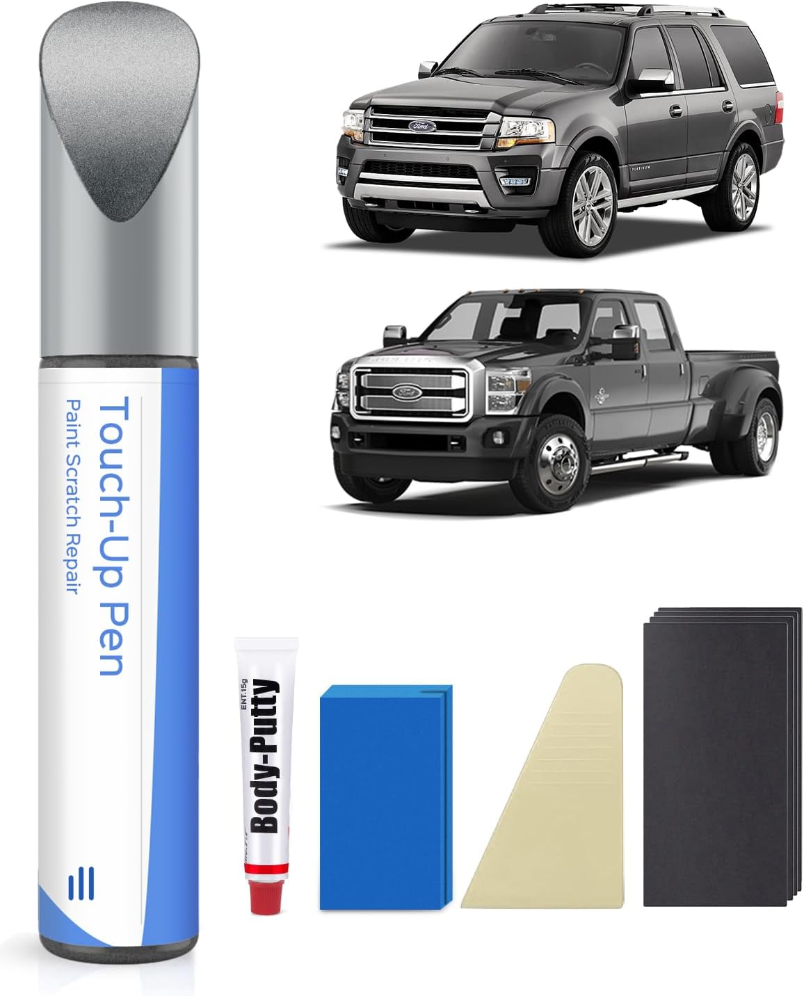 Magnetic Metallic(J7) Touch up Paint Repair Kit Compatible with Ford - DIY Kit Exactly Matches Chips and Nicks - Blue Jeans Metallic(N1) image number 7