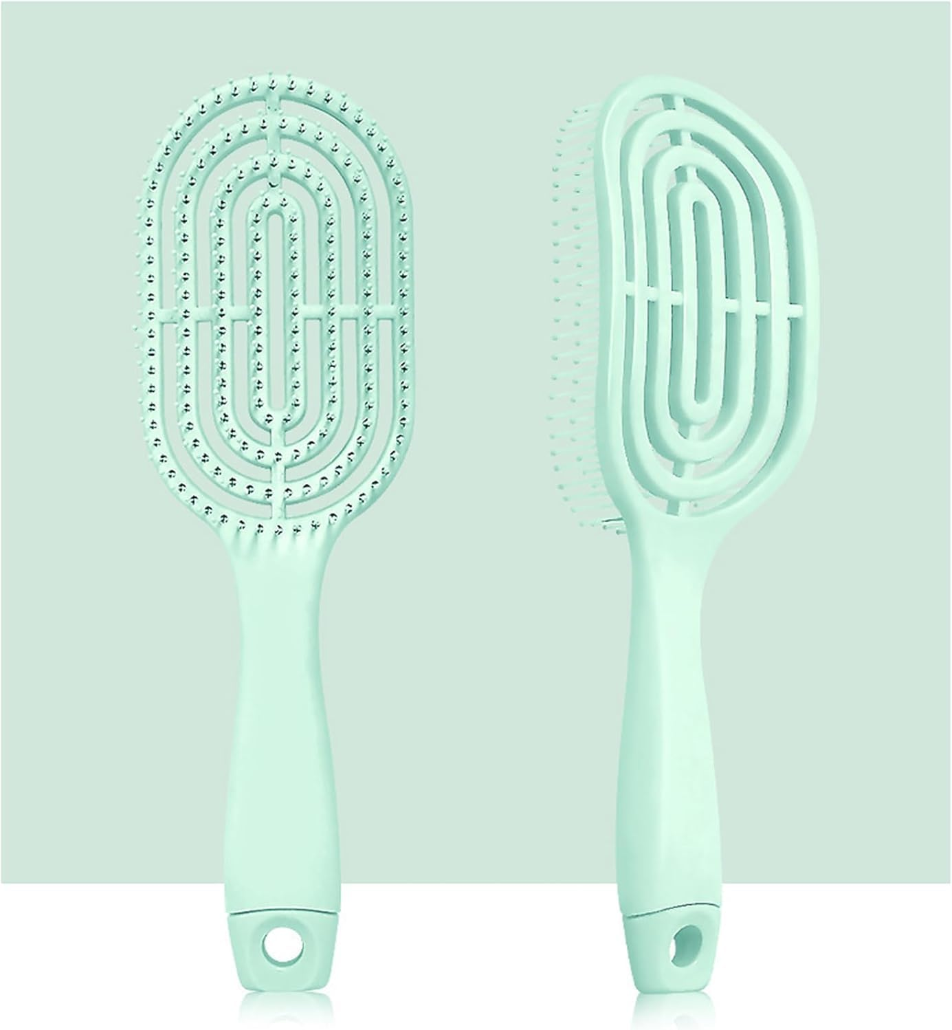 Limcryspp Anti-Tangling, Painless Smoothing, Suitable for Straight, Curly Hair and Wet ， Gentle Scalp Massage, Suitable for Both Men and Women (Yellow)