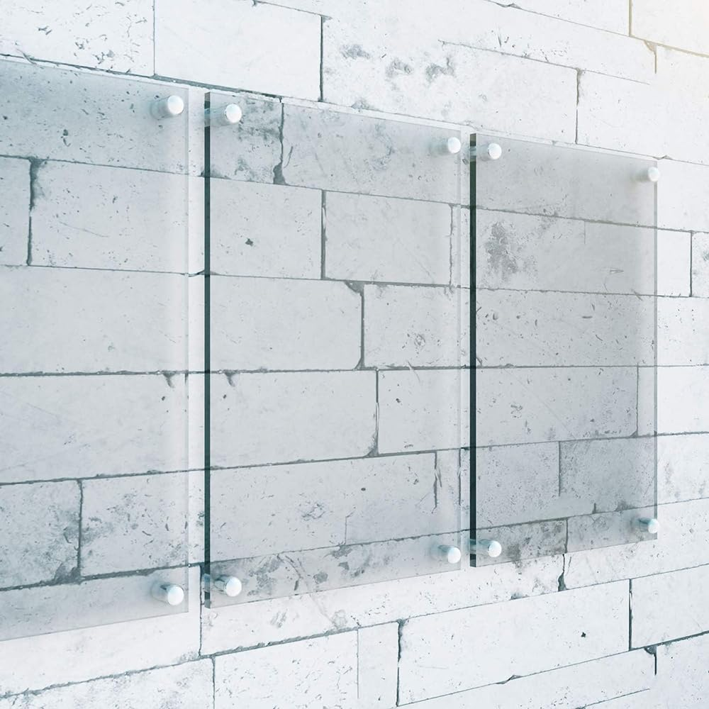 24 Pcs Sign Standoff Screws Advertising Screws Stainless Steel Wall Standoff Mounts Glass Acrylic Nail for Hanging Acrylic Picture Frame (12X25Mm) image number 4