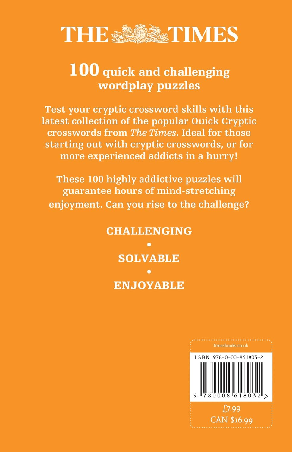 The Times Crosswords - the Times Quick Cryptic Crossword Book 9: 100 World-Famous Crossword Puzzles image number 6
