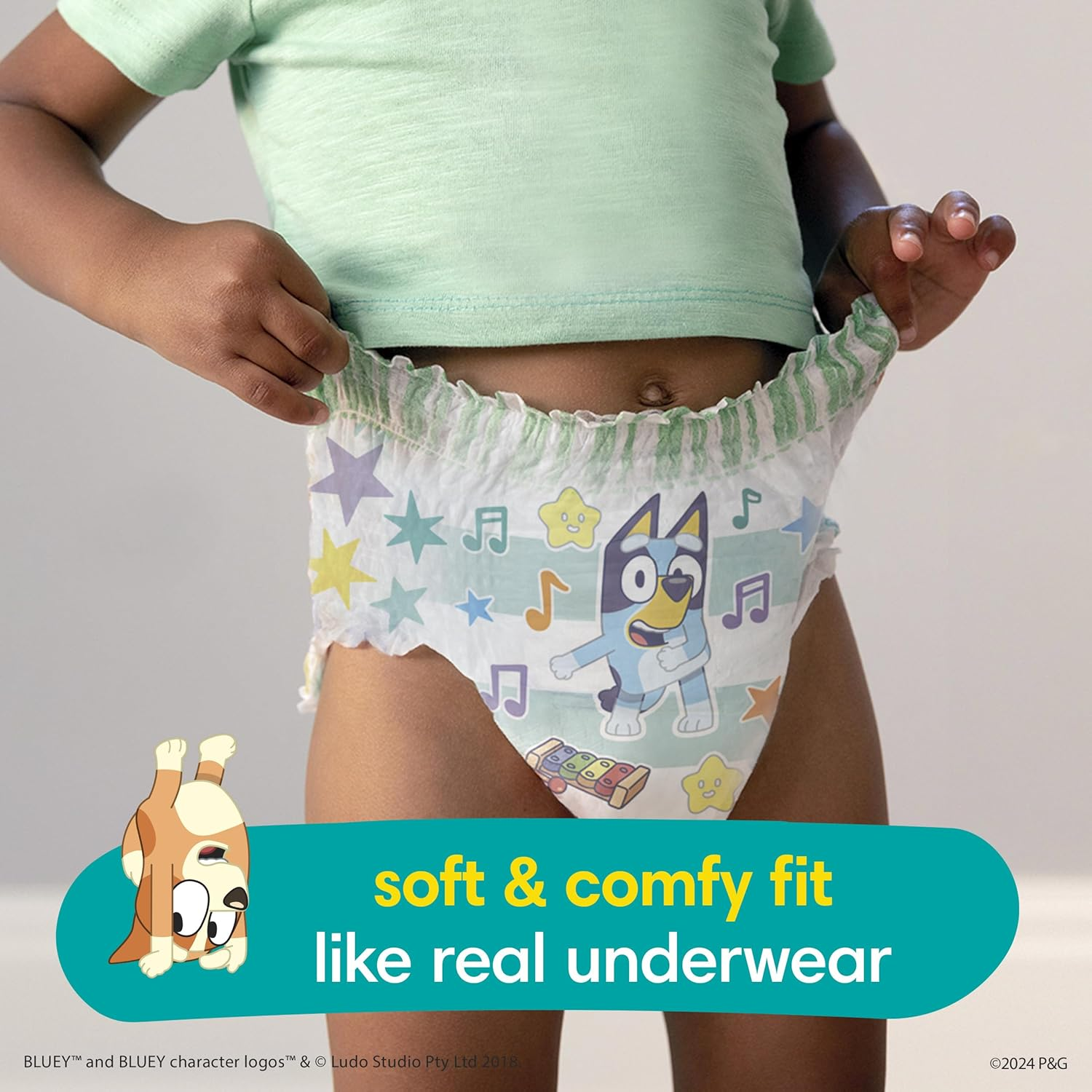 Pampers Easy Ups Training Underwear Boys Size 7 (6T-7T), 40 Count