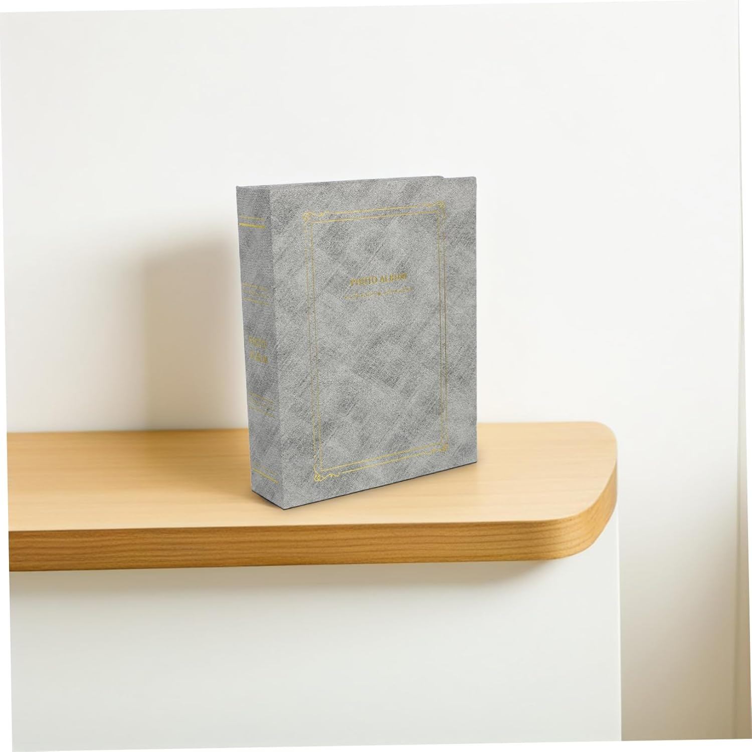 Creative Photo Album Insert Pages for Family Memories Weddings Special Events Elegant Grey Foil Design for Birthdays Anniversaries User-Friendly Layout image number 1