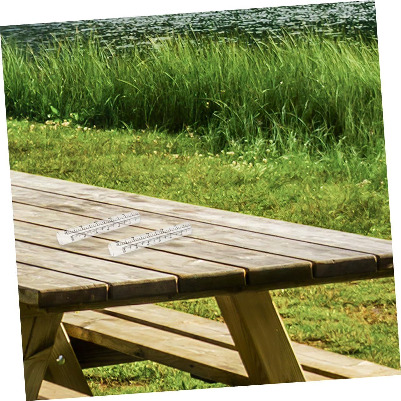 Gatuida 3Pcs Transparent Rain Gauge Replacement Tubes for Accurate Outdoor Rainfall Measurement Easy Quick Installation for Garden Lawn Visible Water Level Tube image number 4