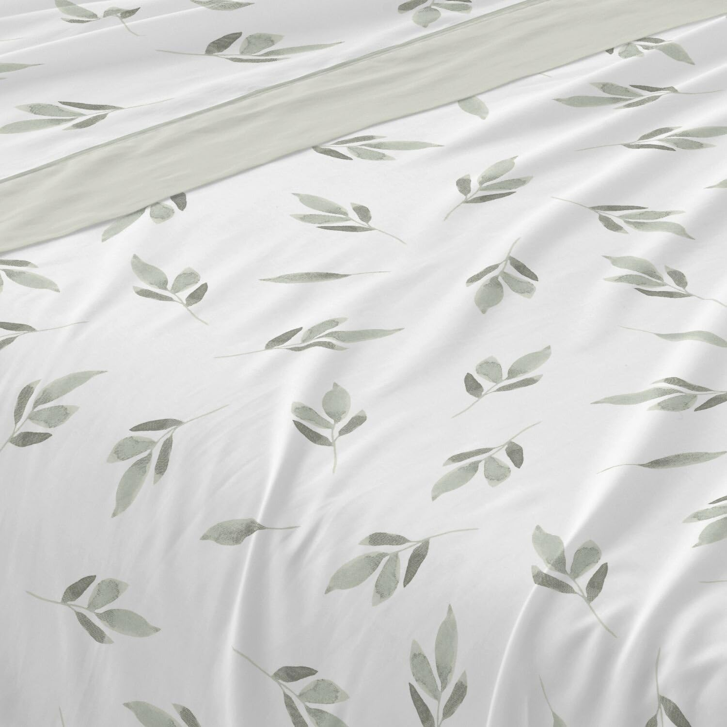 Burrito Blanco Cotton Bed Linen | Bed 135 Cm (+ Available Sizes) | Design 632 | Green (135 X 190/200 Cm)