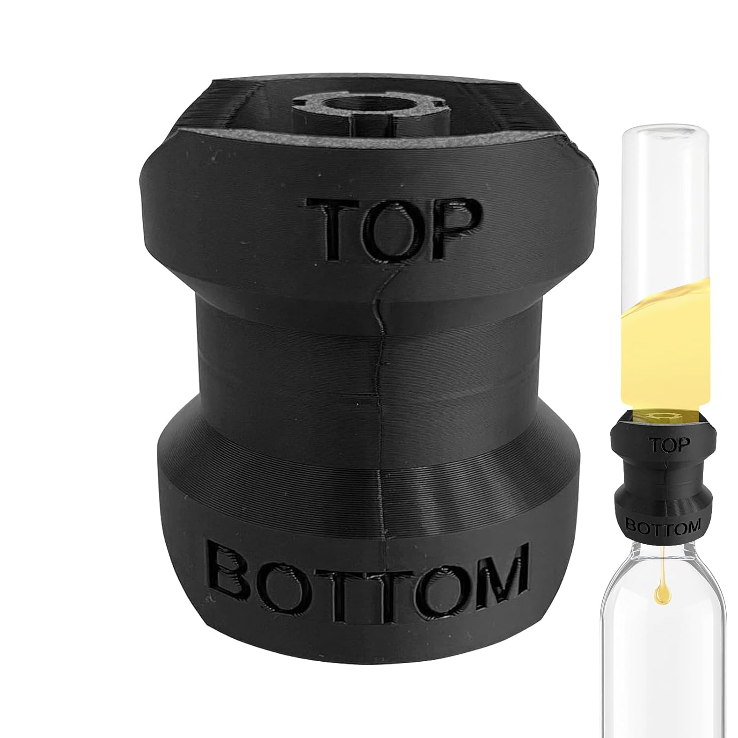 Inverted Bottle Lid - Home Liquid Transfer Adapter Bottle Lid - Reusable Household Gadgets Funnel-Shaped Tool for Kitchen Bathroom Soy Sauce Shower Gel Conditioner image number 1