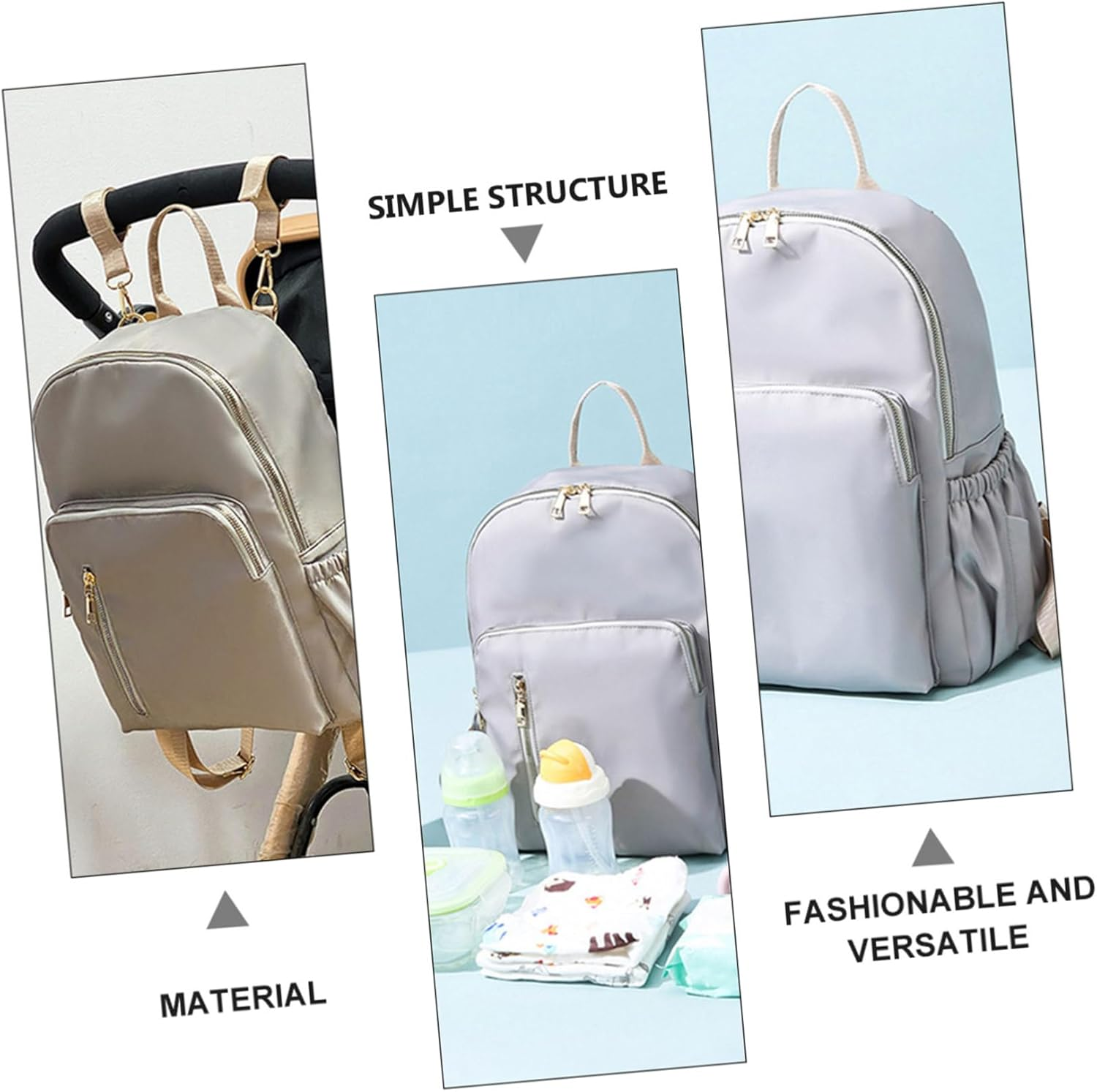 Diaper Pouch Nurse Bag Quality Tinfoil Insulated Bag for Bottle Storage and Feeding image number 5